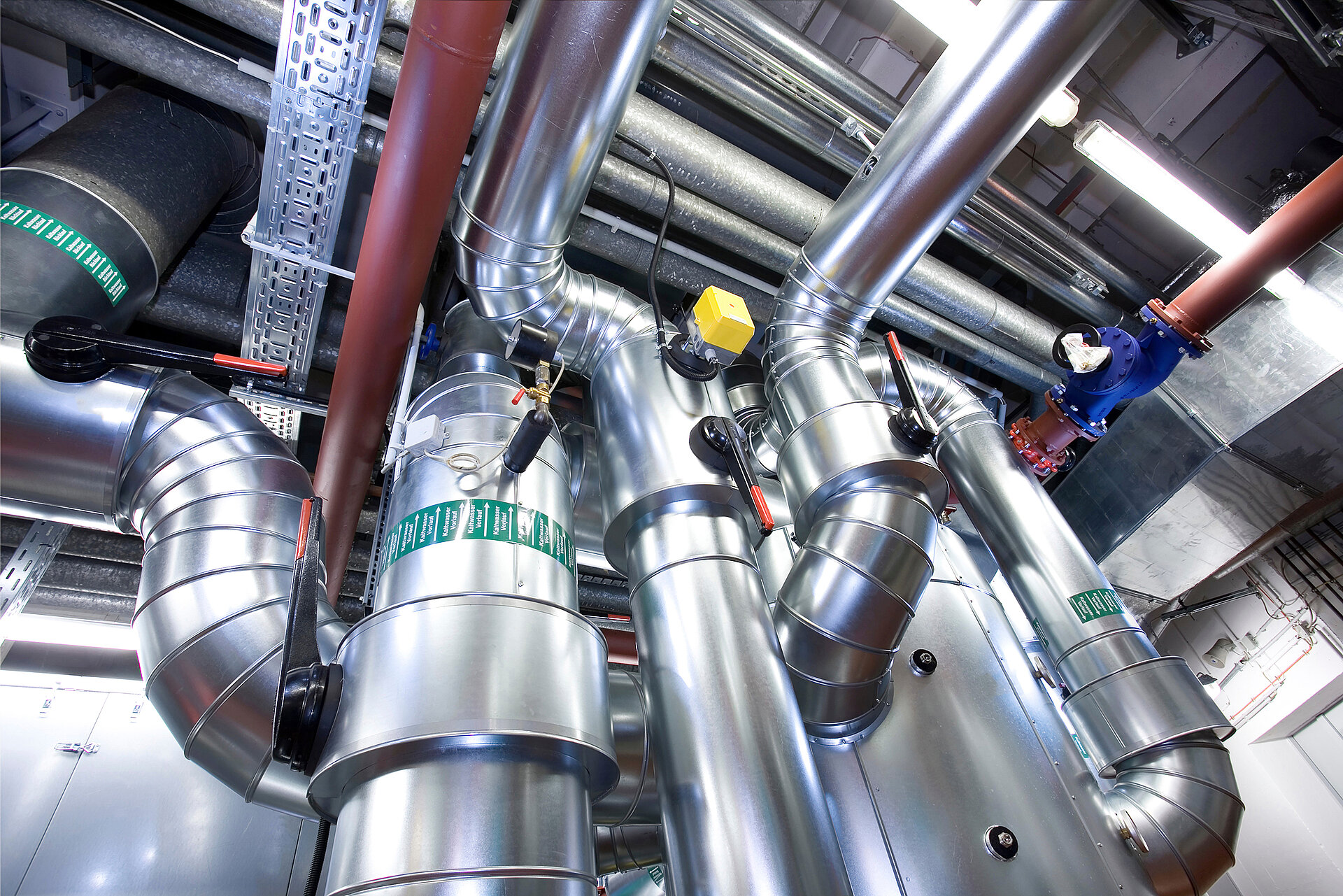 Rohre, die Wärme transportieren