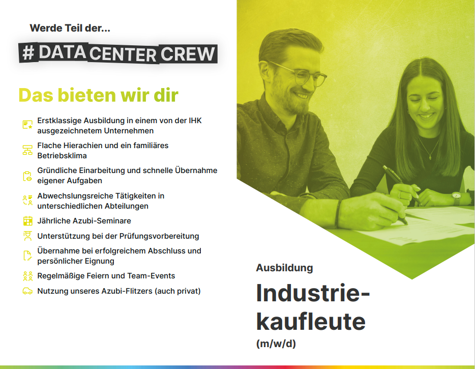 Flyer Ausbildungsberuf Industriekaufmann