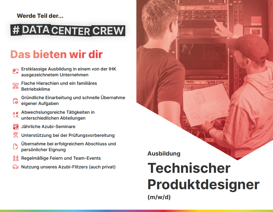Azubiflyer technischer Produktdesigner